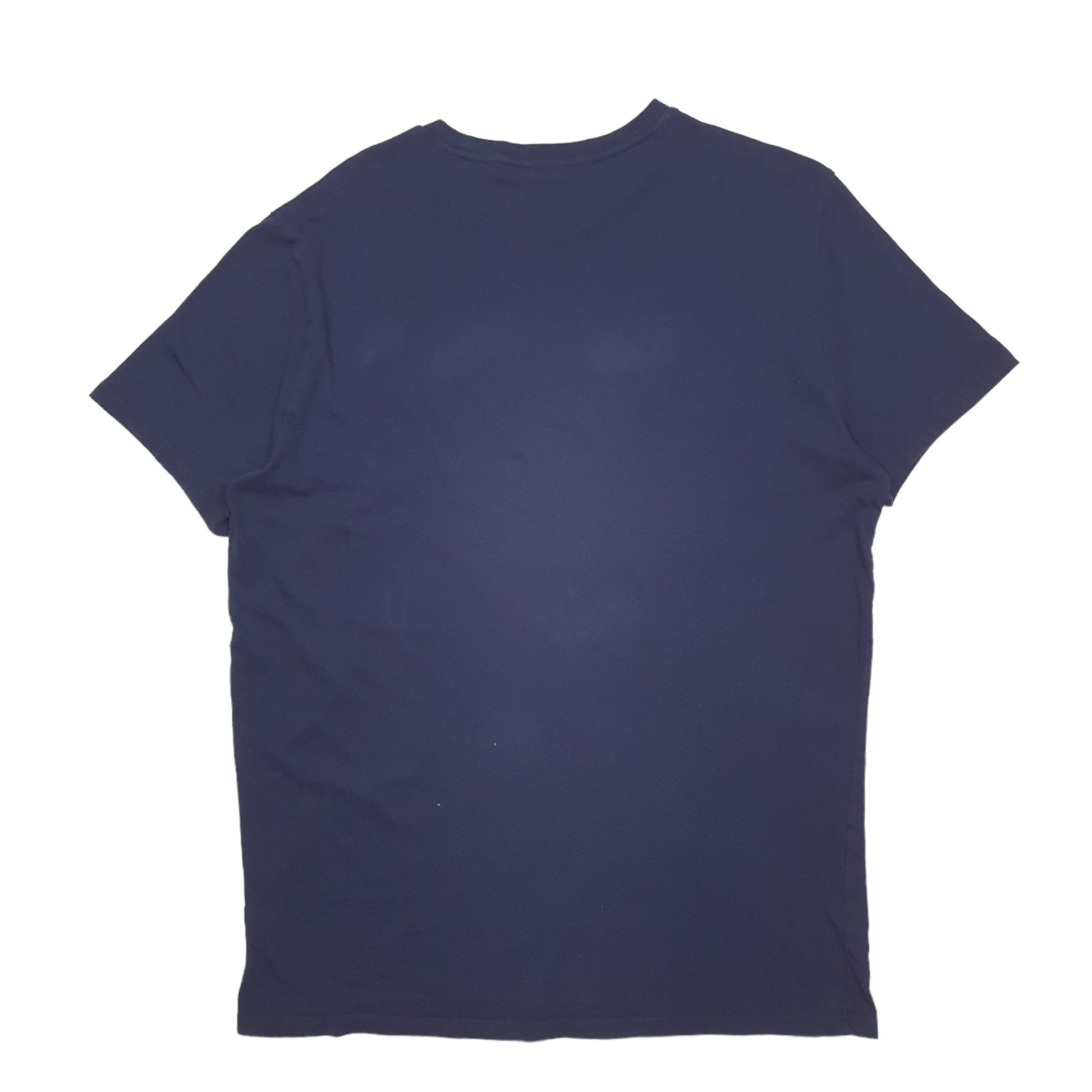 Mens Navy Lacoste  Short Sleeve T Shirt