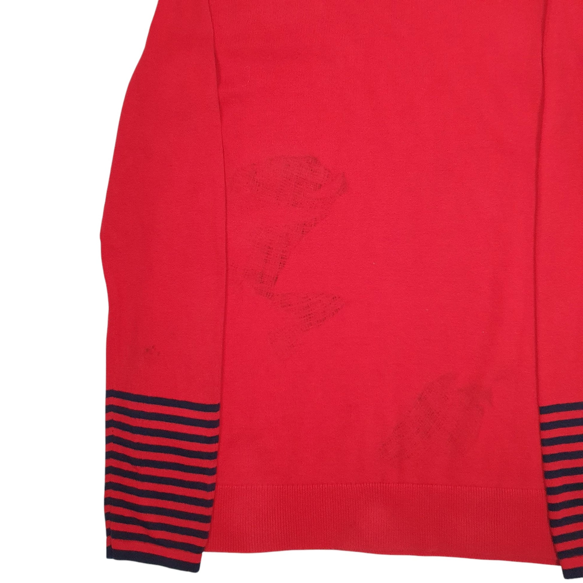 Womens Red Nautica  Crewneck Jumper