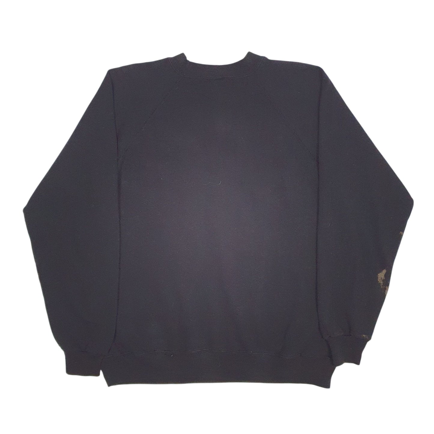 Mens Black Hanes Vintage 90s Made In USA Crewneck Jumper