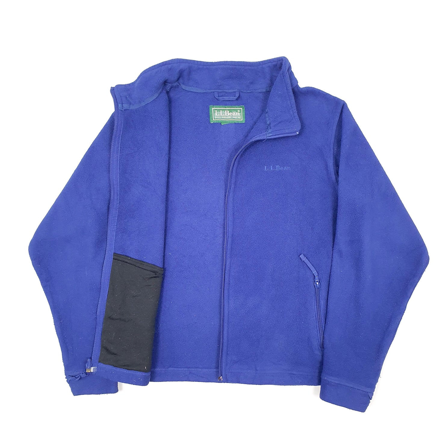 Womens Blue L.L.Bean  Full Zip Jumper