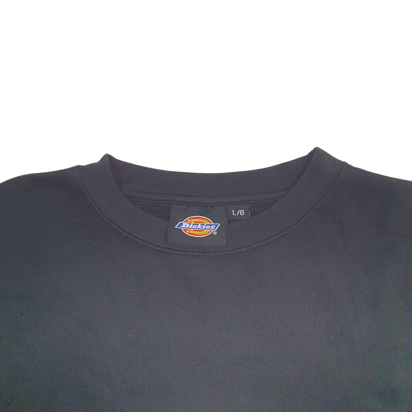 Mens Black Dickies  Crewneck Jumper
