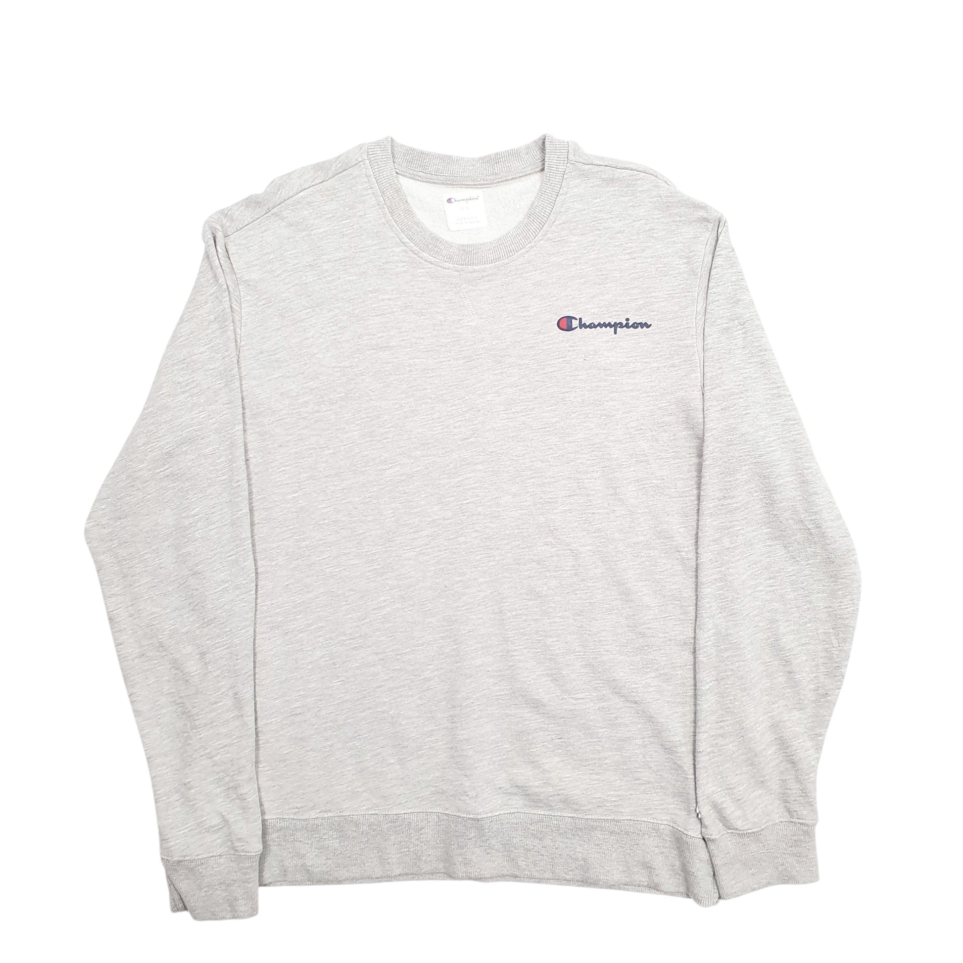 Mens Grey Champion  Crewneck Jumper