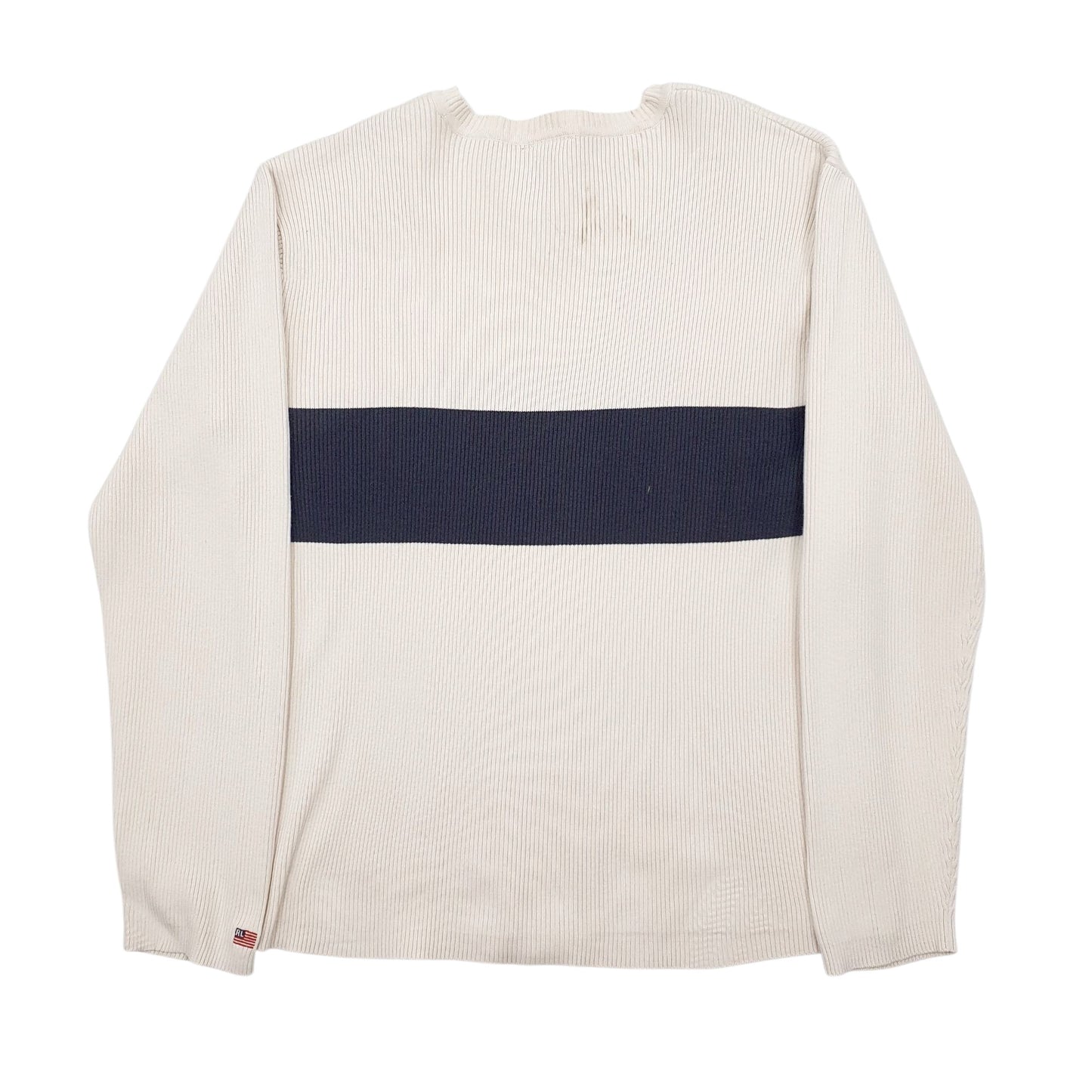 Mens Cream Polo Ralph Lauren  Crewneck Jumper