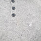 Mens Grey Nautica Knit Button Chunky Quarter Zip Jumper