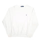 Mens White Polo Ralph Lauren  Crewneck Jumper