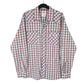 Mens White Levis Western Cowboy Pearl Snap Modern Fit Long Sleeve Shirt