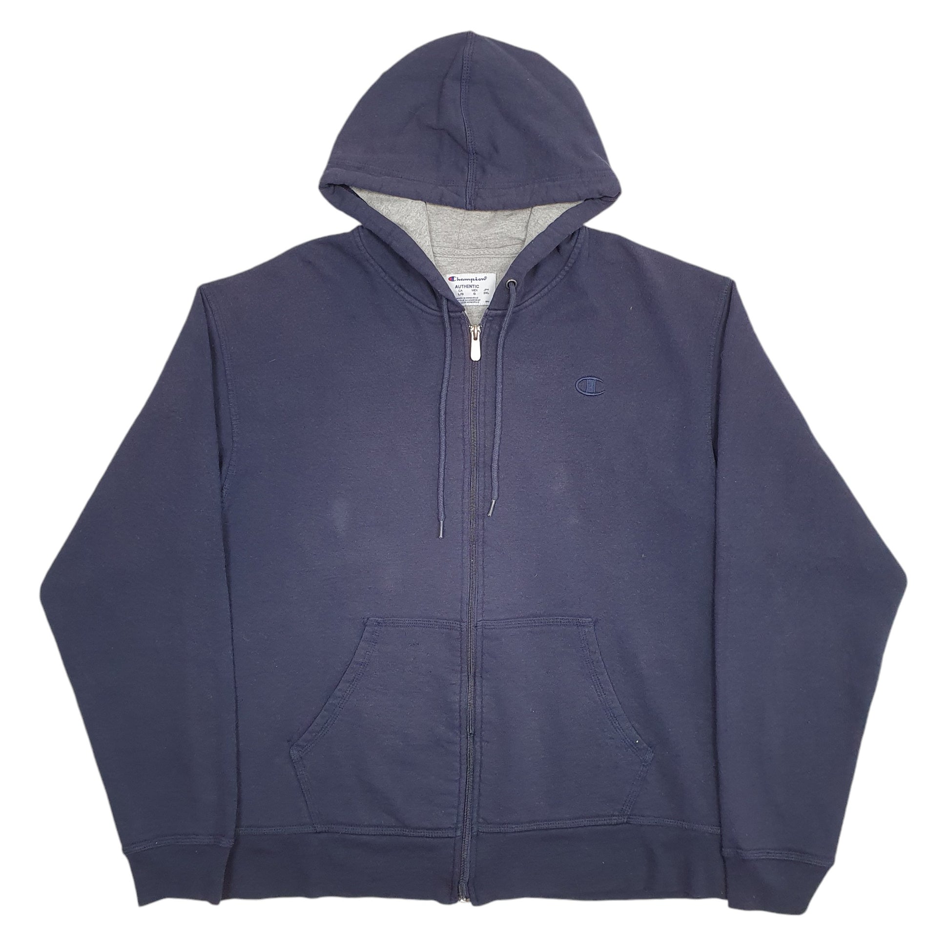 Mens Navy Champion  Full Zip Jumper
