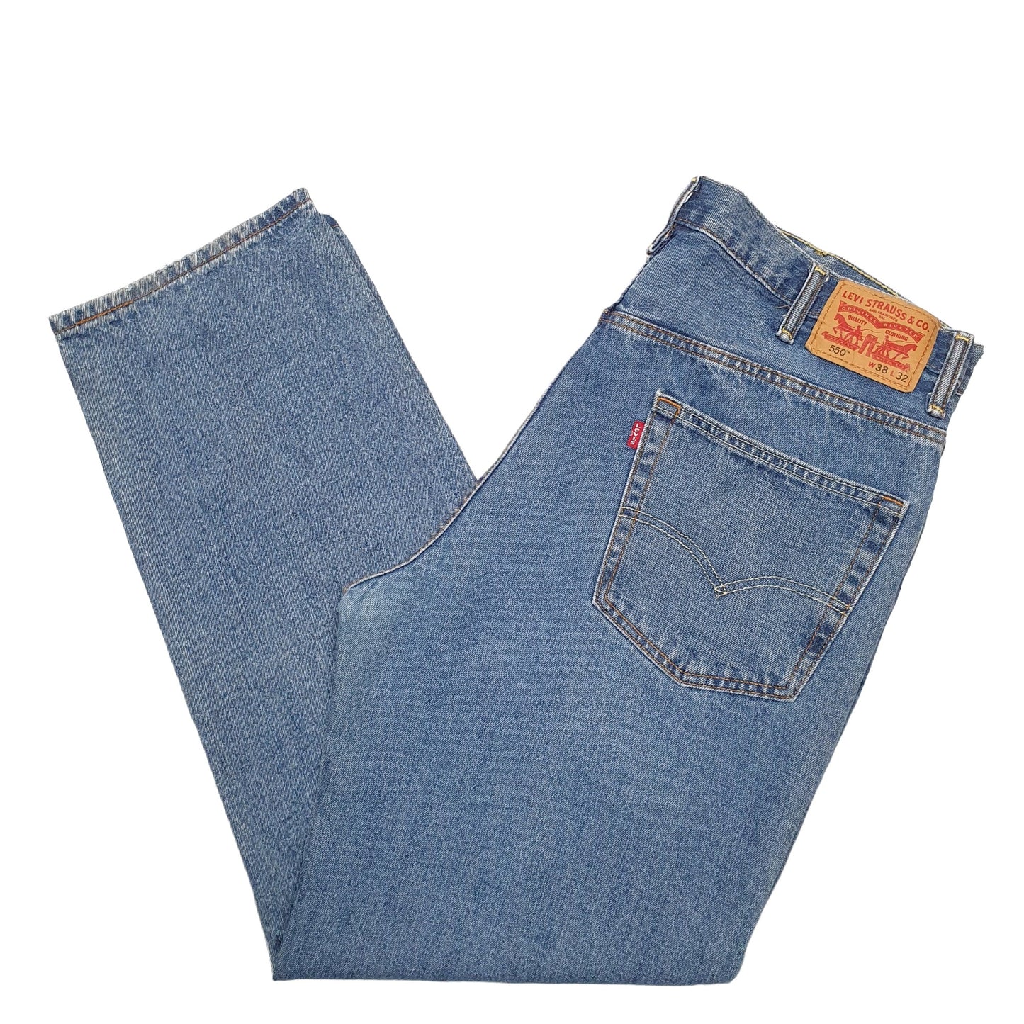 Mens Blue Levis  550 JeansW38 L32