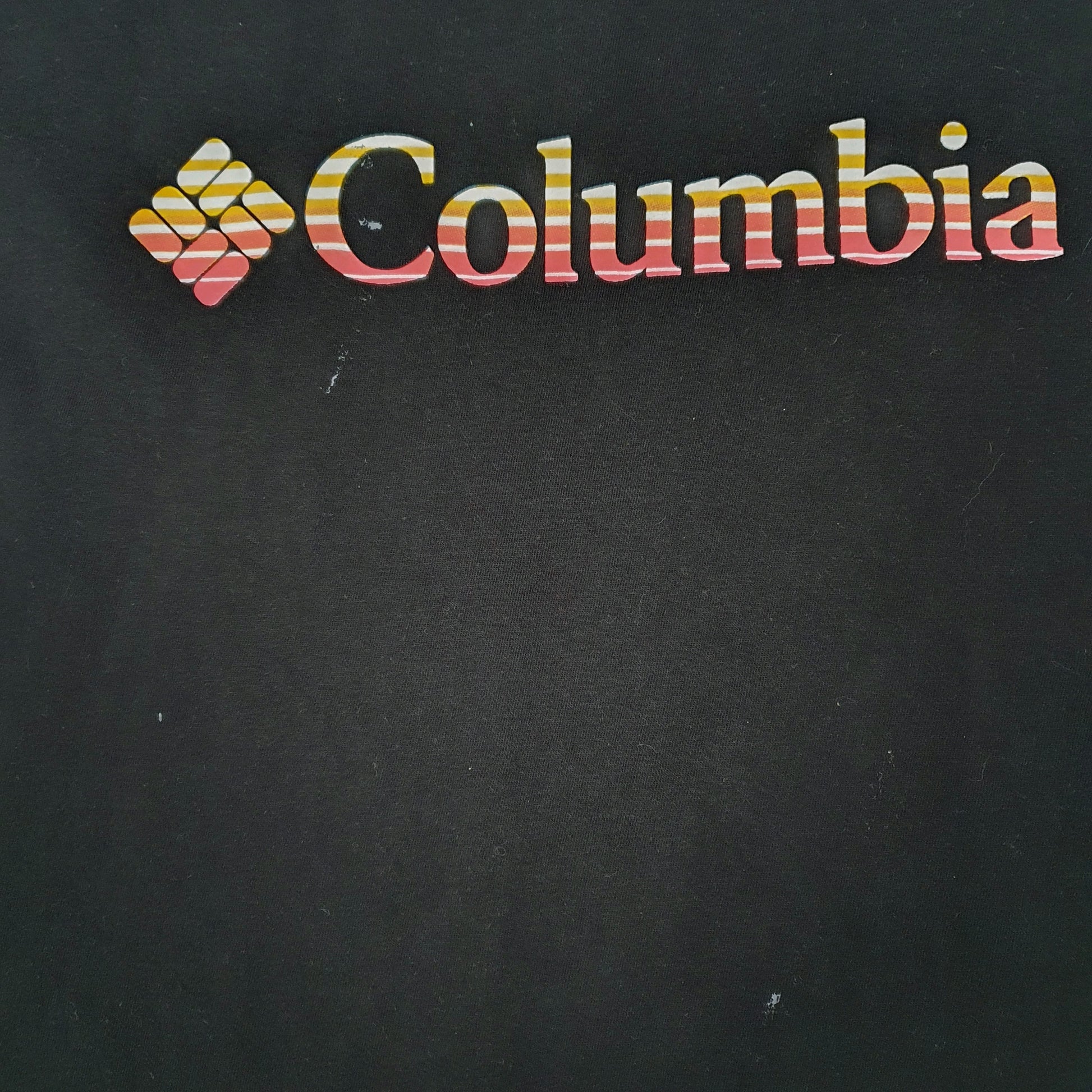 Mens Black Columbia Sportswear  Short Sleeve T Shirt