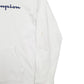 Womens White Champion Spellout Hoodie Jumper