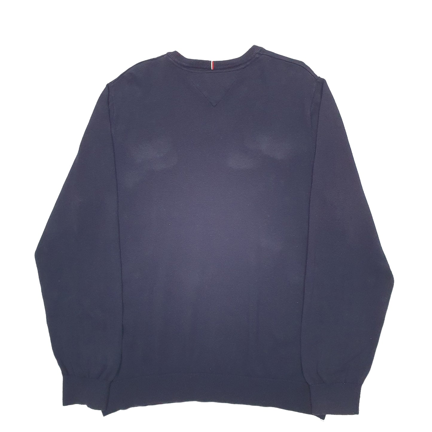 Mens Navy Tommy Hilfiger Knit Crewneck Jumper