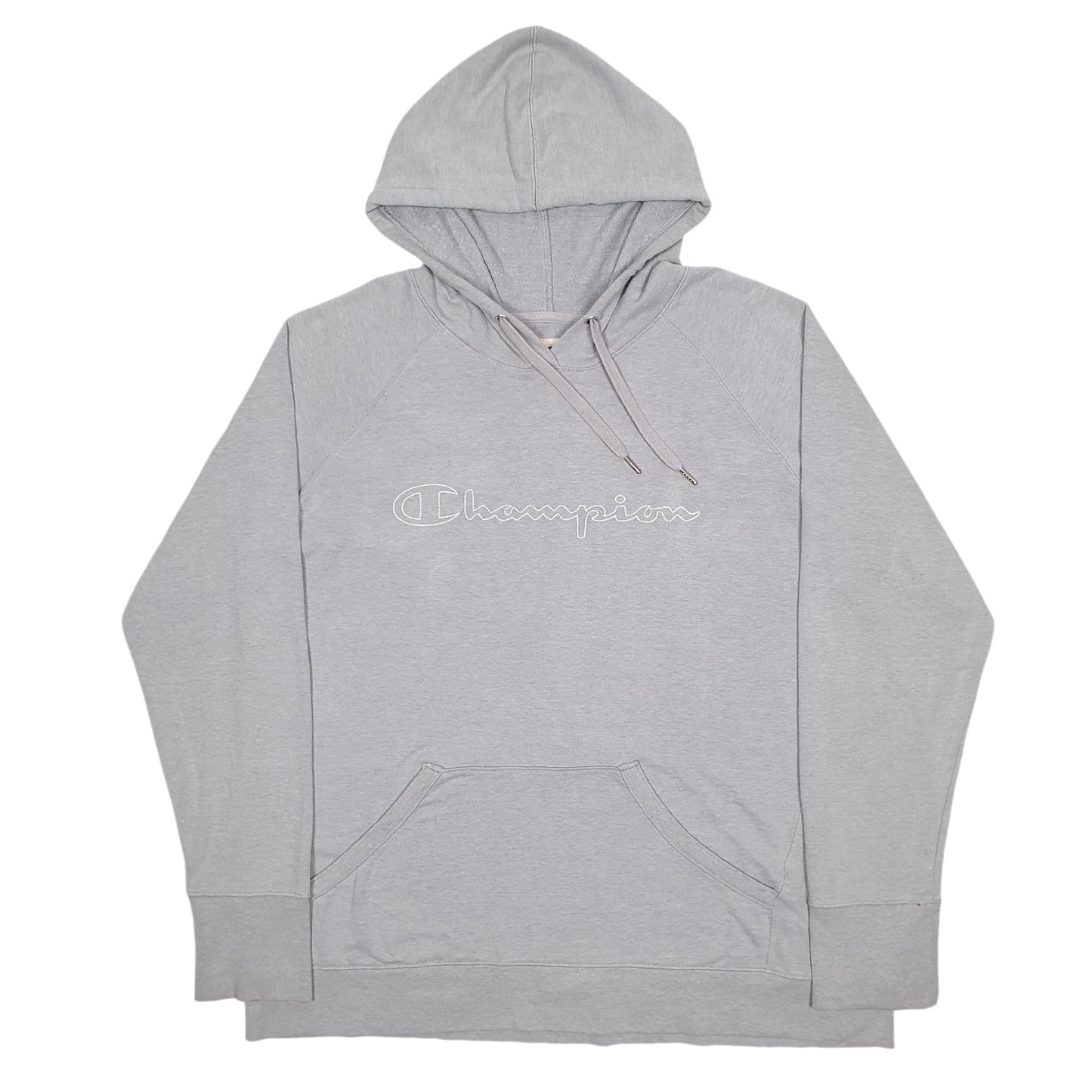 Mens Burgundy Champion Spellout Hoodie Jumper