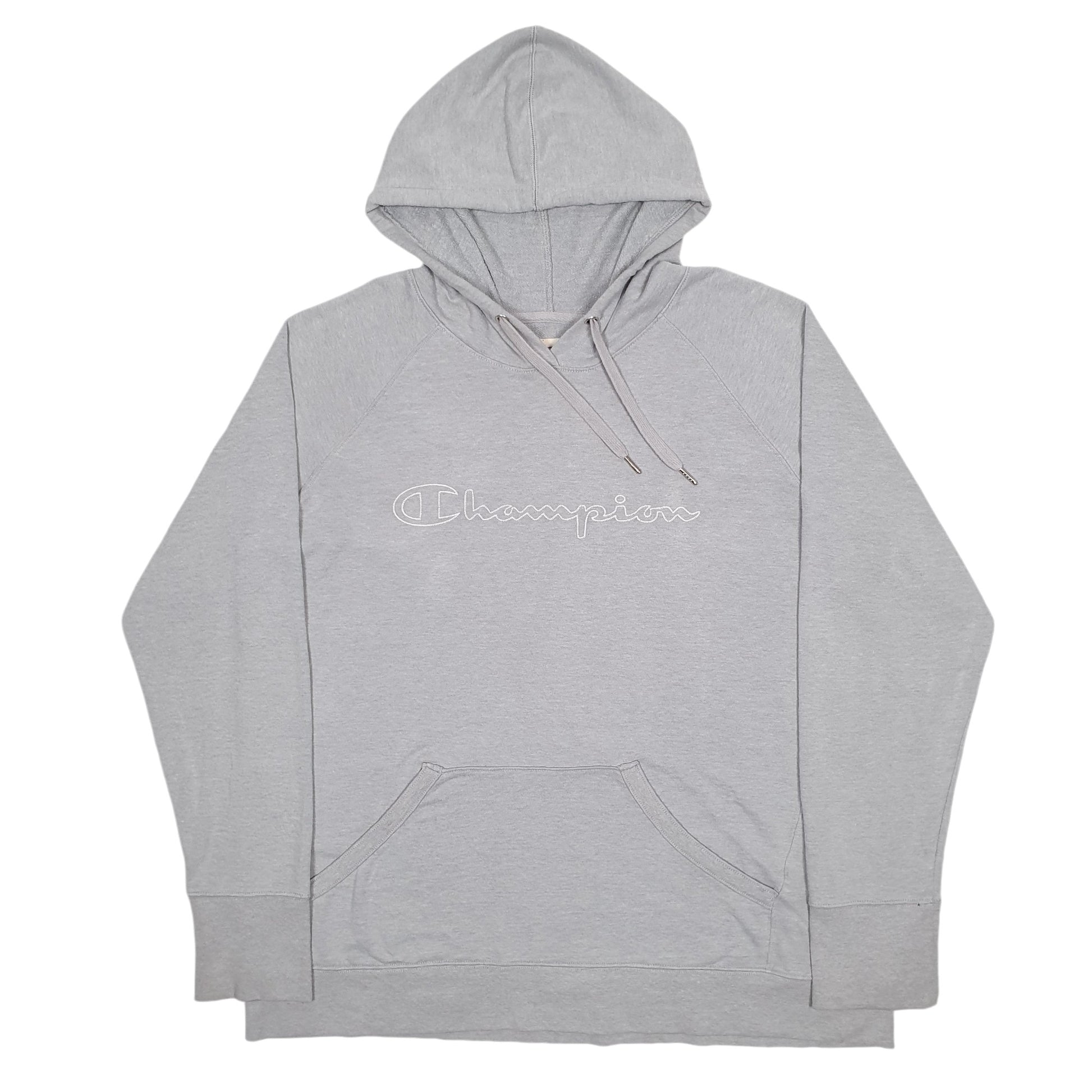 Mens Burgundy Champion Spellout Hoodie Jumper