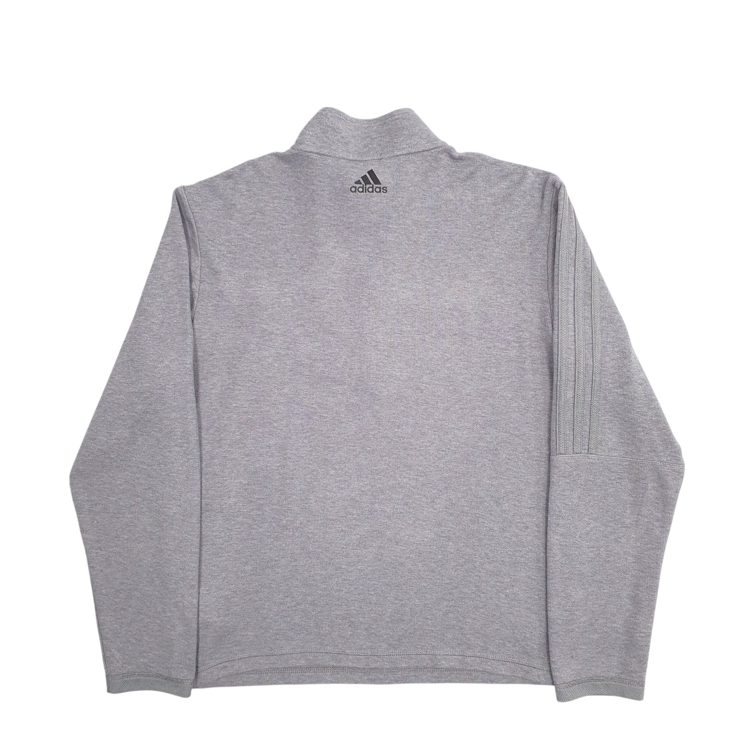 Womens Grey Adidas AQ Quarter Zip Jumper