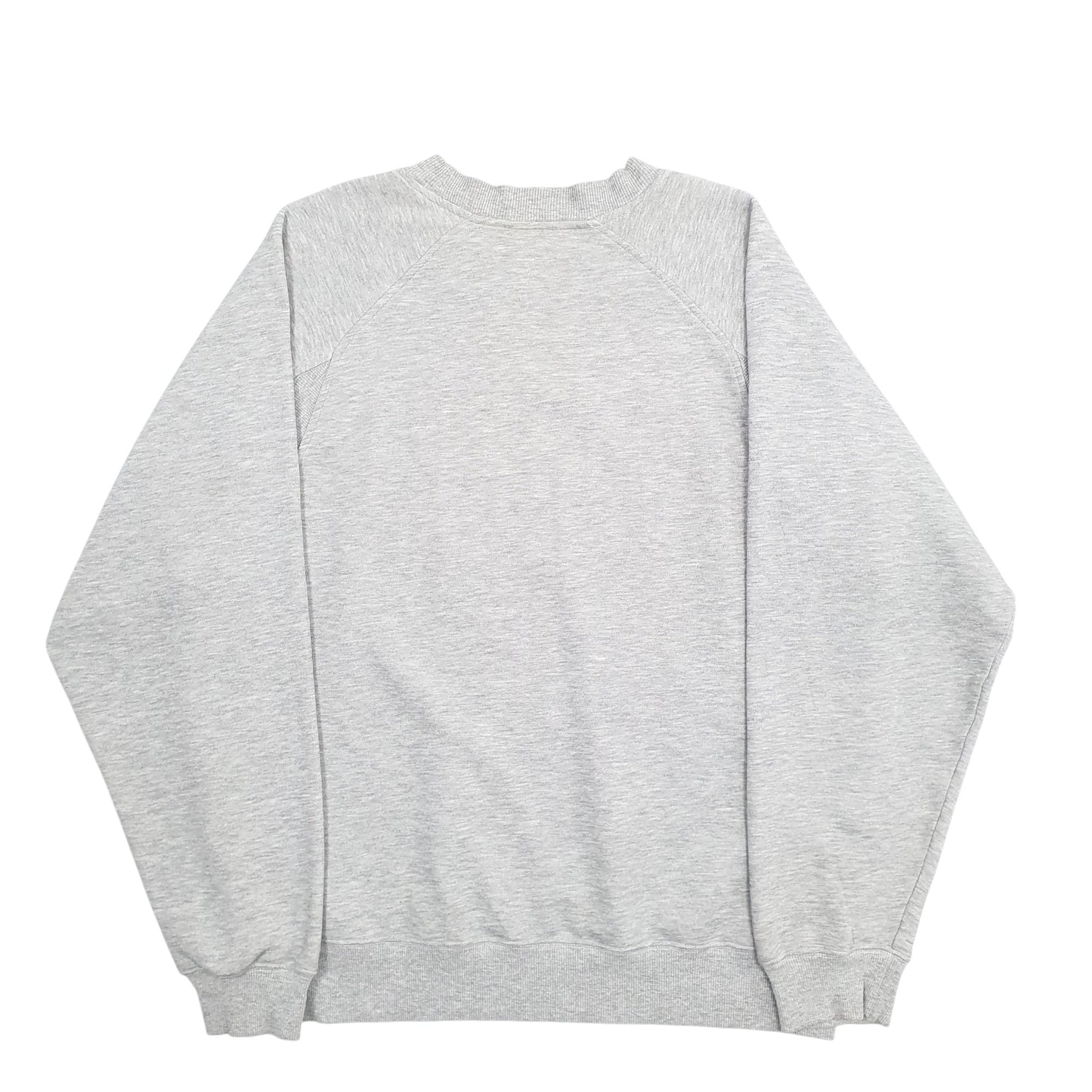 Mens Grey Adidas Spellout Crewneck Jumper