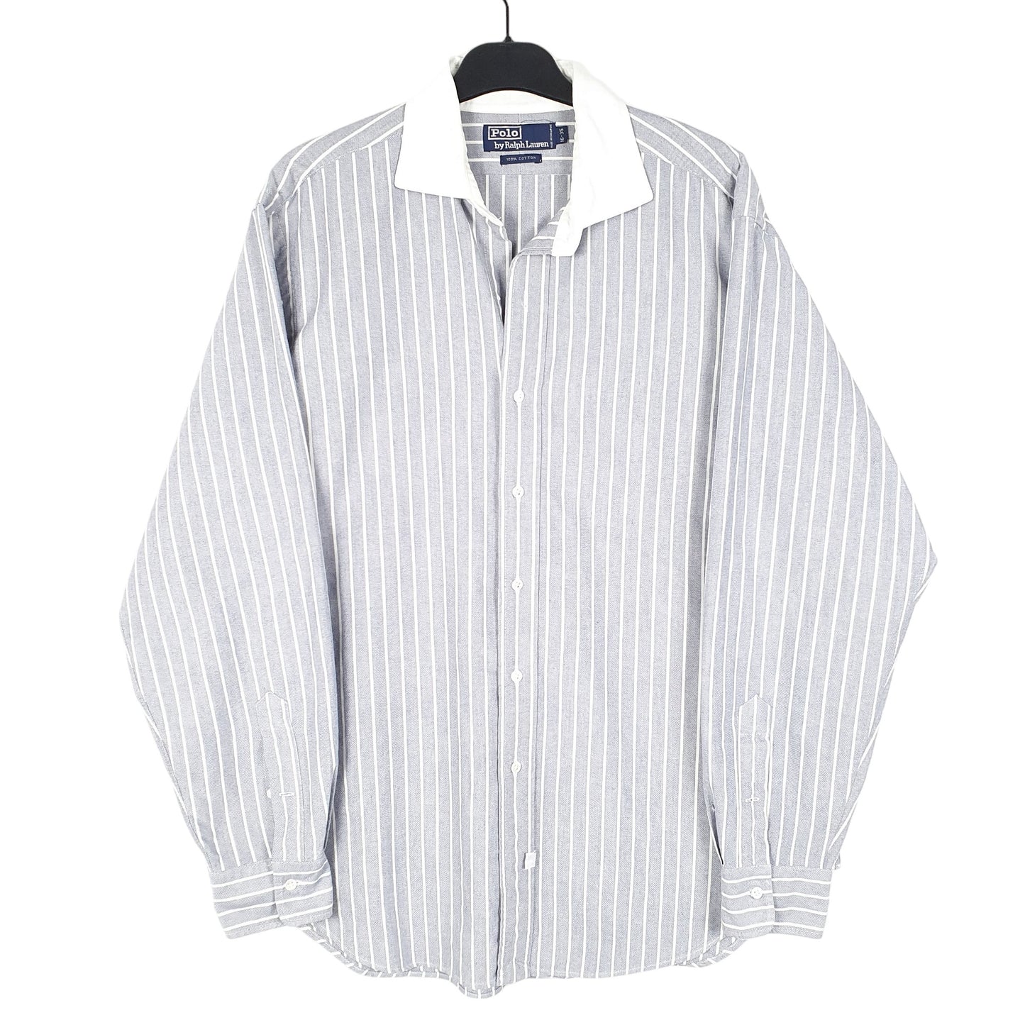 Mens Blue Polo Ralph Lauren Oxford Long Sleeve Shirt