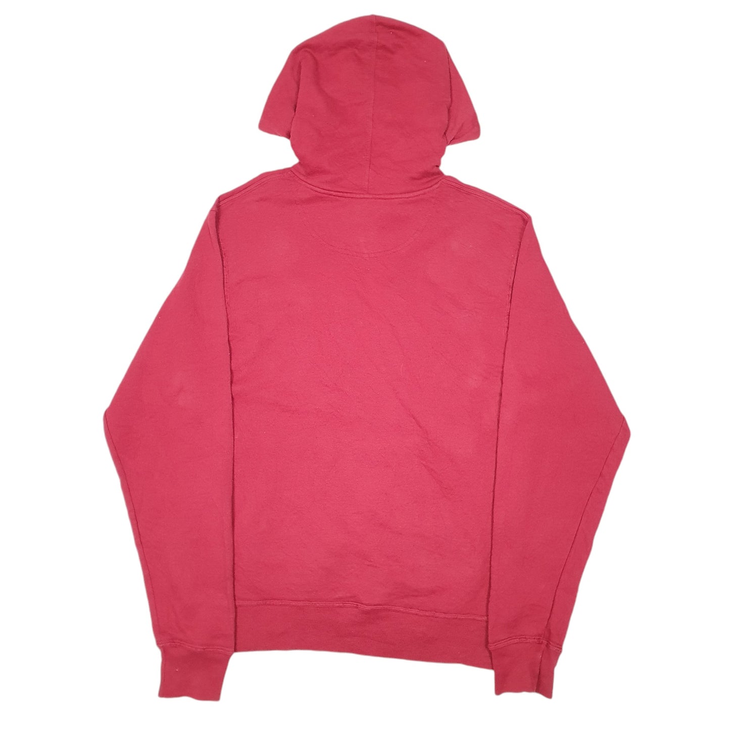 Mens Red Champion Script Hoodie Jumper