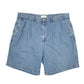 Mens Blue Dockers Double Pleated Jorts Jean Denim Shorts