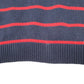 Womens Navy Tommy Hilfiger Knit Short Sleeve Striped Nautical Crewneck Jumper