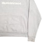 Mens Grey Adidas Human Race Spellout Hoodie Jumper