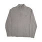 Mens Grey Polo Ralph Lauren  Quarter Zip Jumper