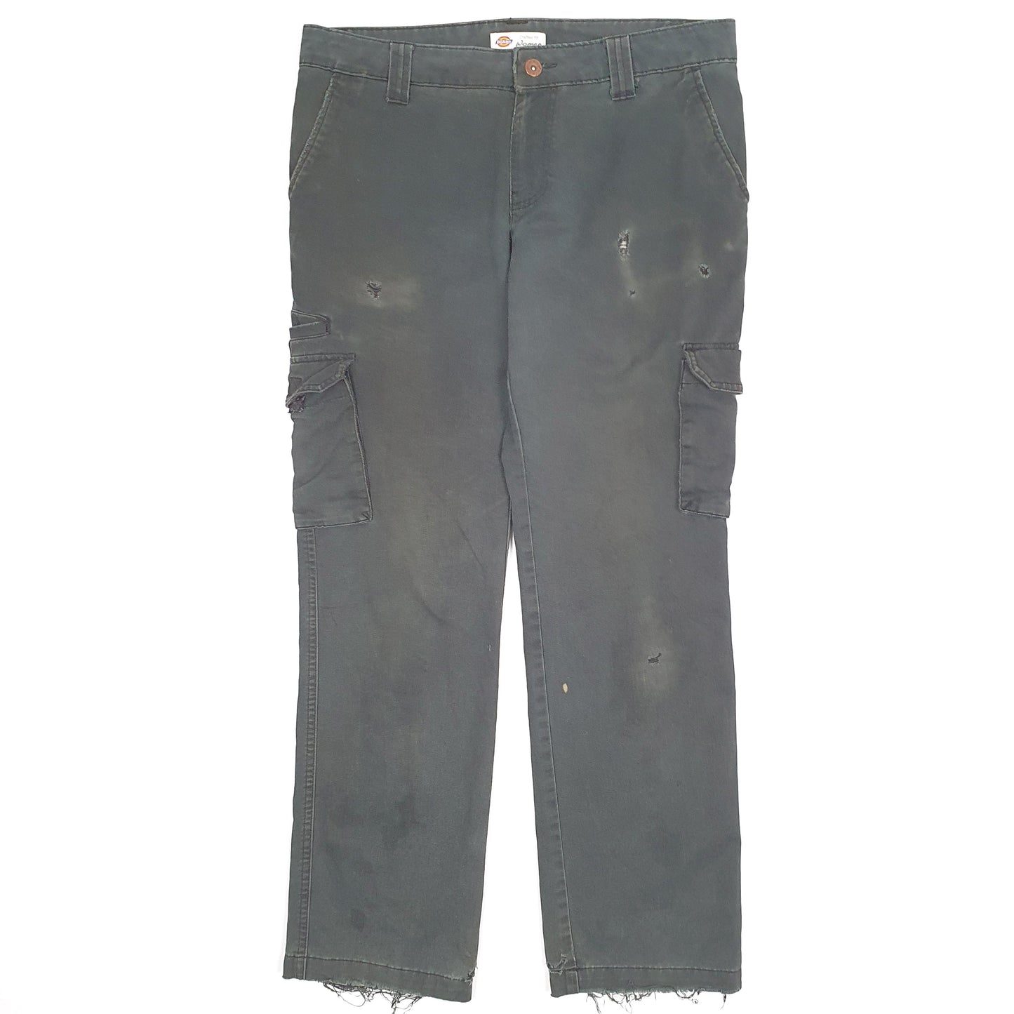 Womens Grey Dickies  Cargo Trousers