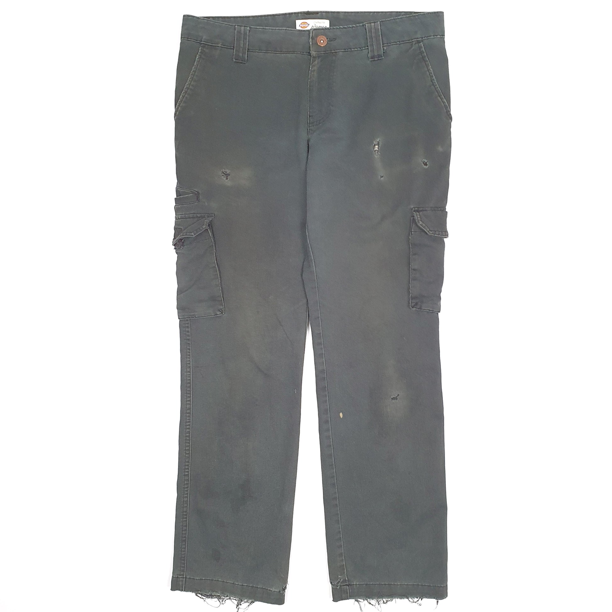 Womens Grey Dickies  Cargo Trousers