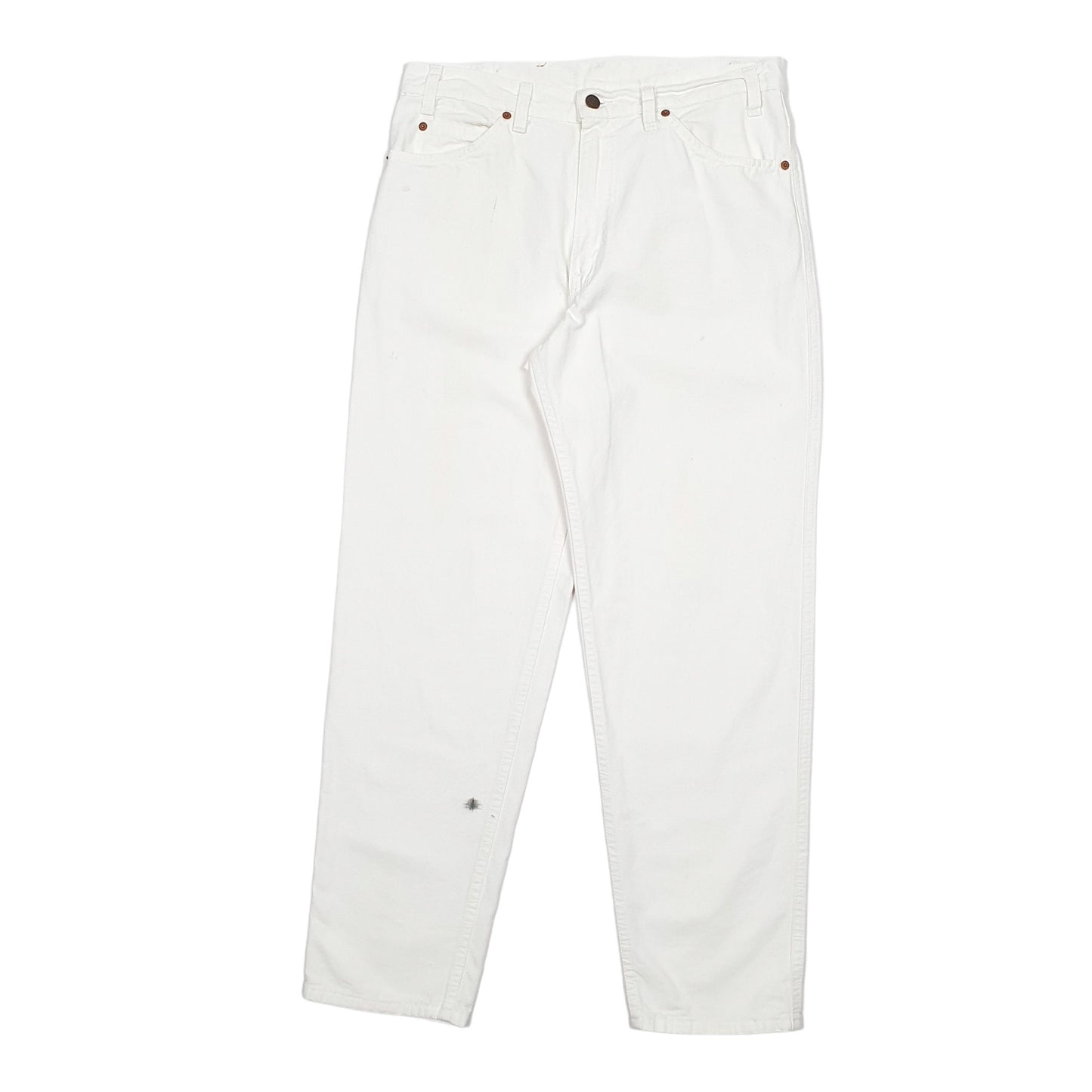 Mens White Levis Made In USA Vintage 550 JeansW33 L30