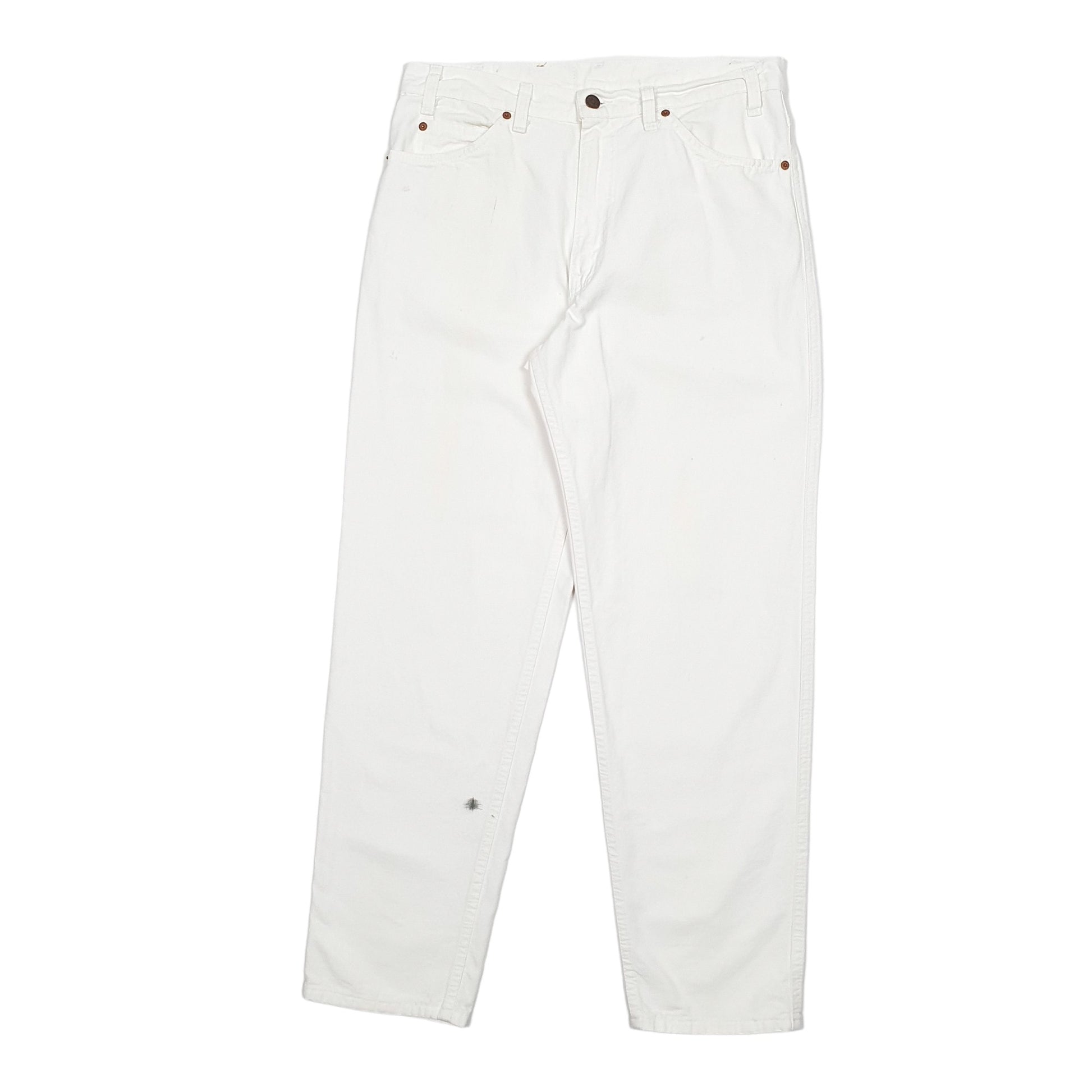 Mens White Levis Made In USA Vintage 550 JeansW33 L30