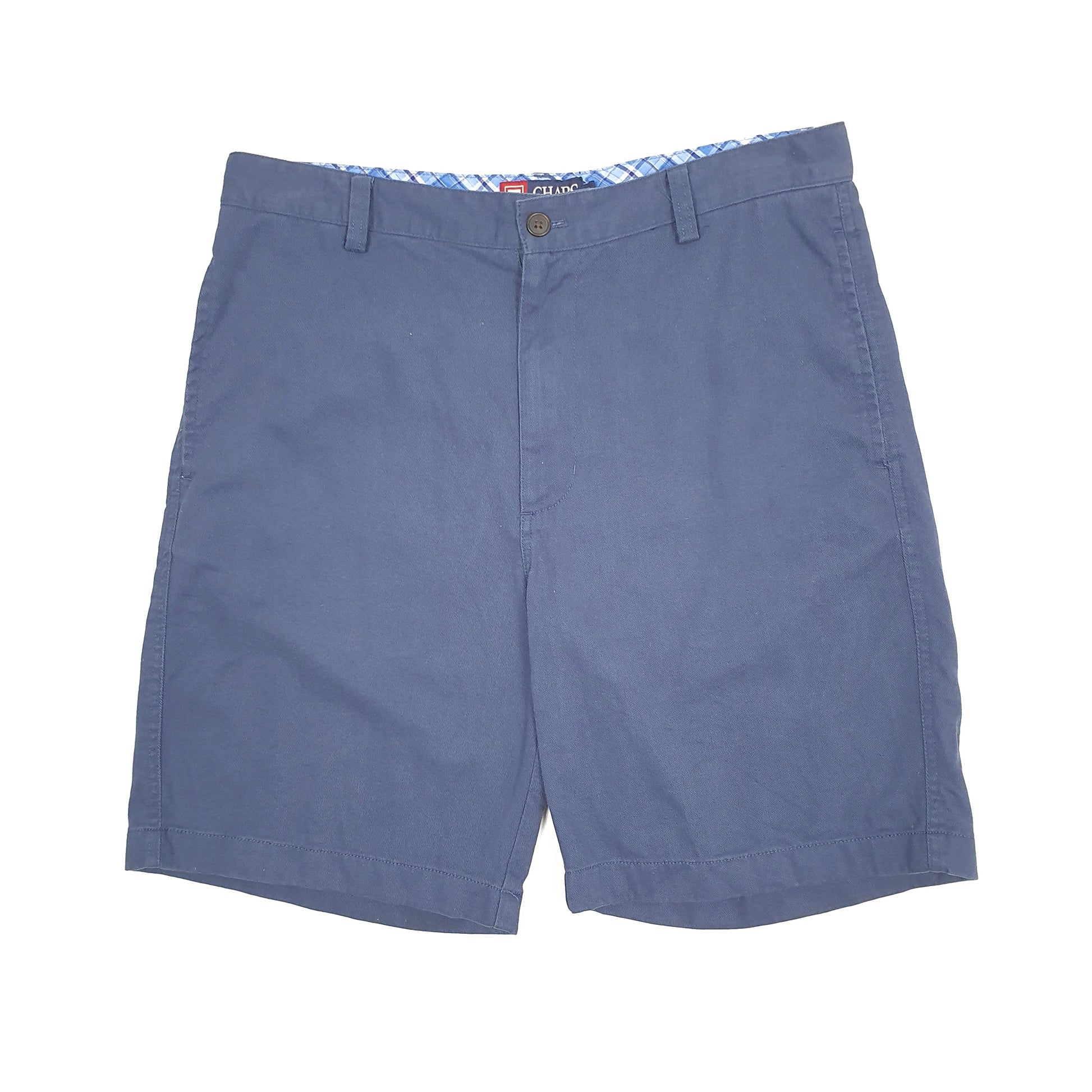 Mens Navy Chaps Deck Chino Shorts
