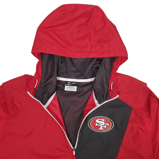 Mens Red Nike NFL Sanfransico 49ers  Coat