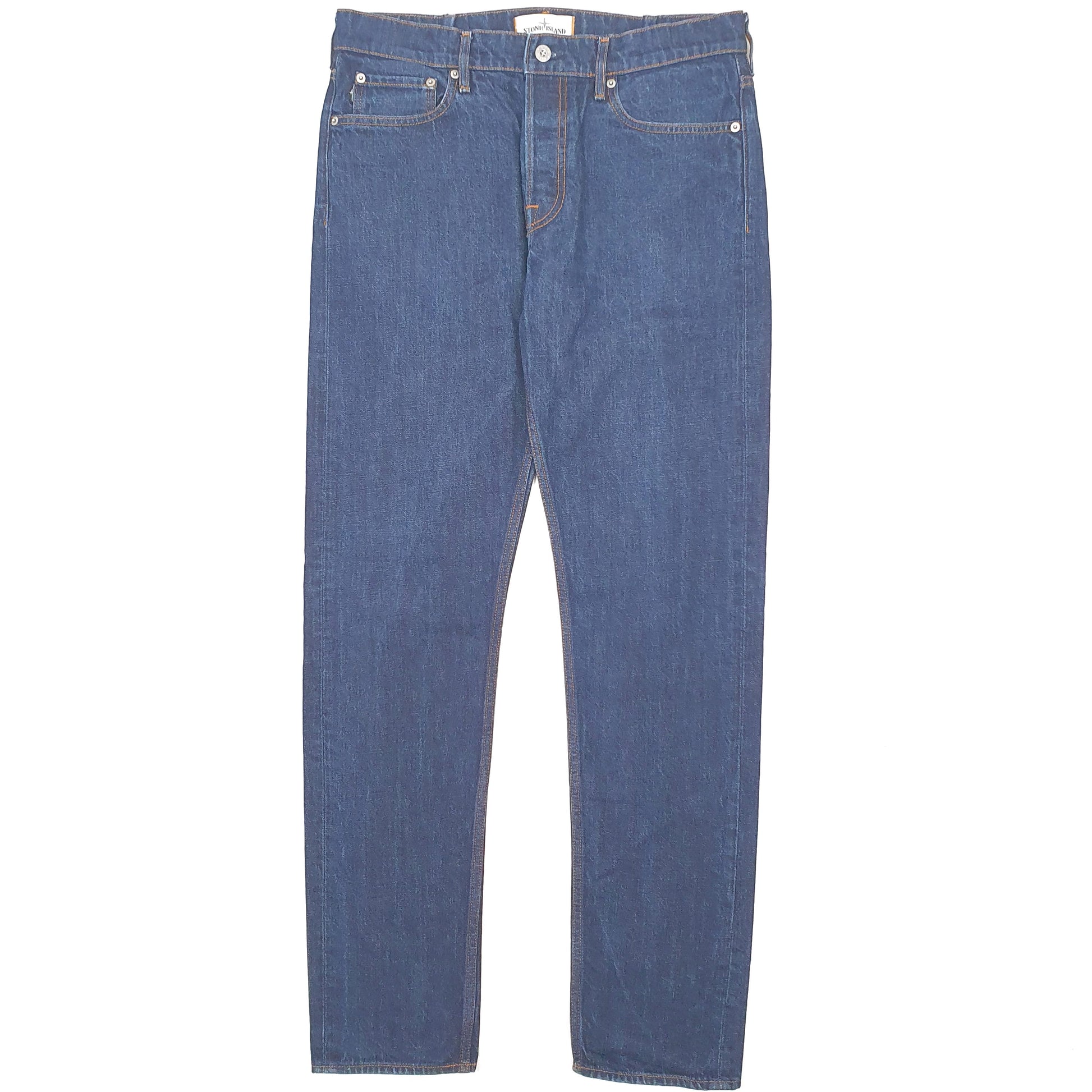 Mens Blue Stone Island  RE-T JeansW34 L34