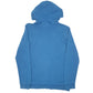 Mens Blue Adidas Spellout Hoodie Jumper