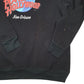Mens Black Planet Hollywood Vintage New Orleans Made In USA Spellout Crewneck Jumper