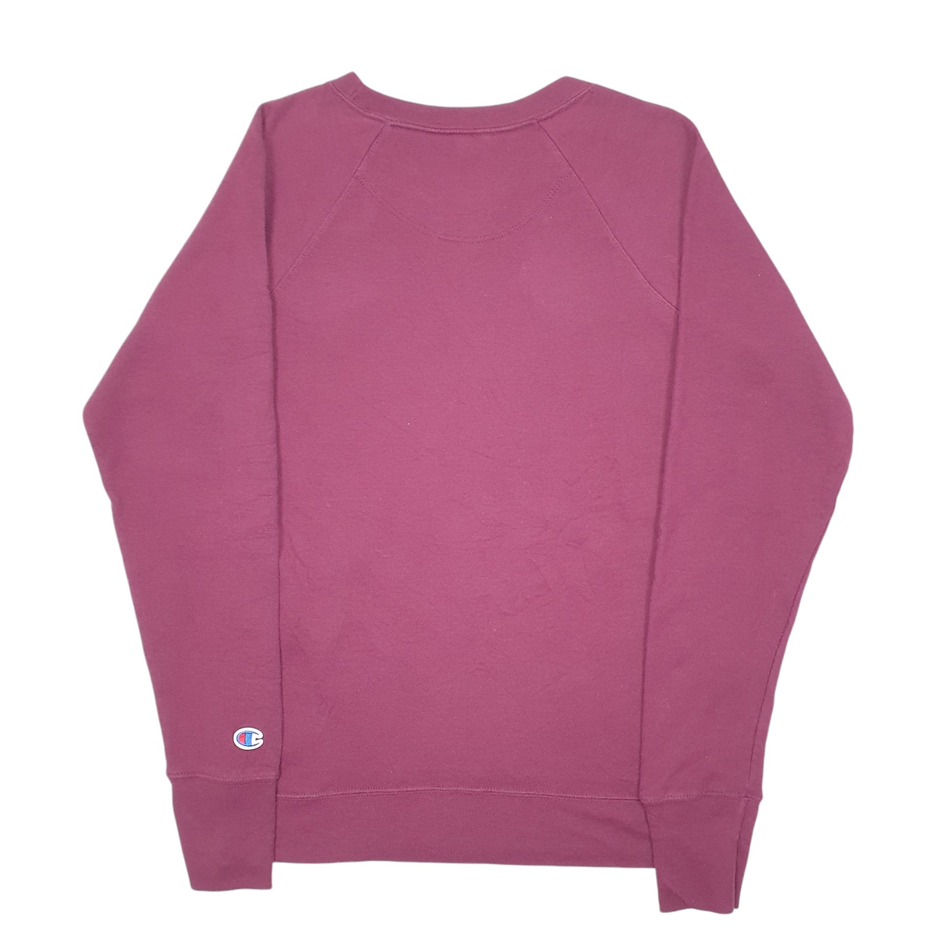 Womens Burgundy Champion Raglan Crewneck Jumper