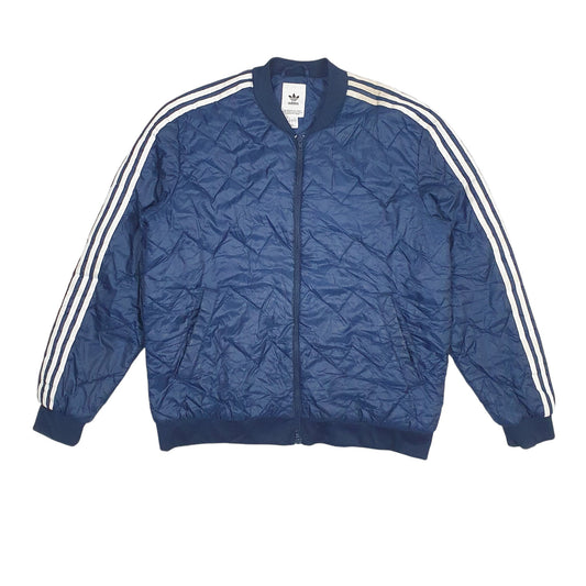 Mens Blue Adidas   Coat