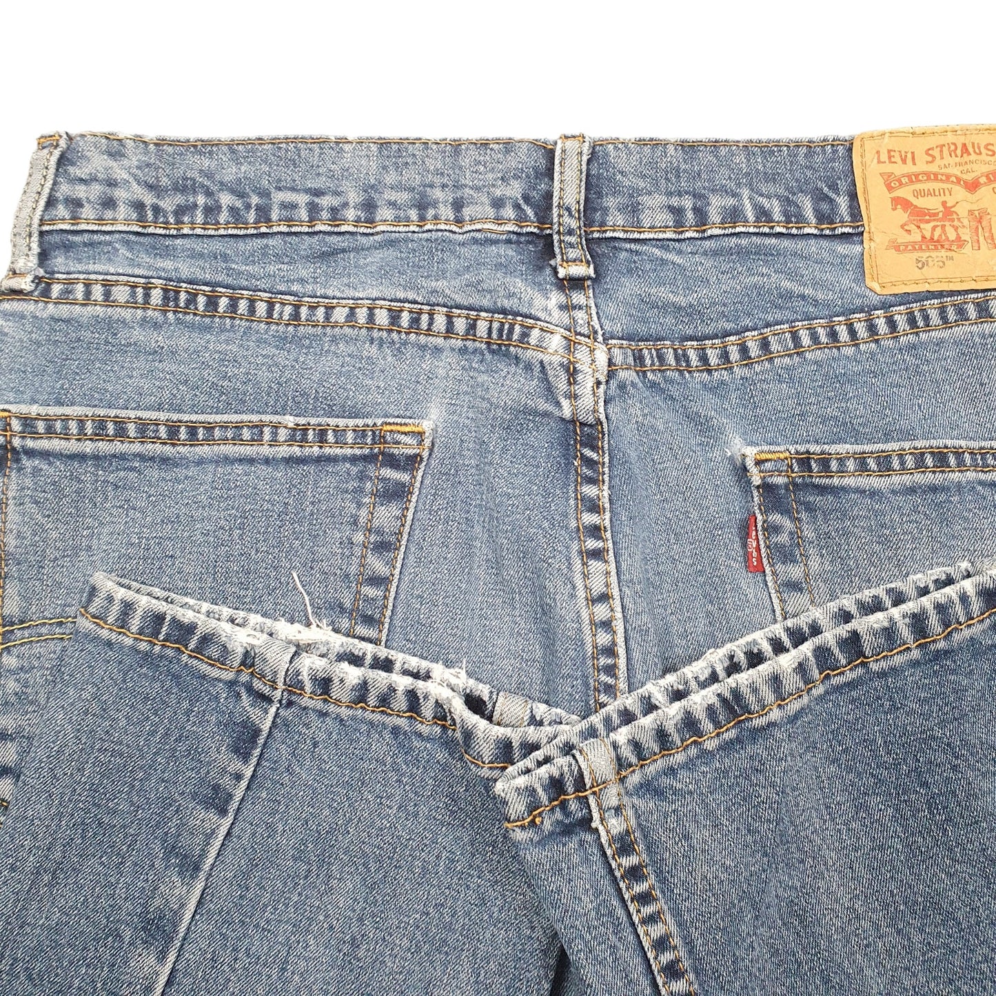 Mens Blue Levis  505 JeansW33 L32