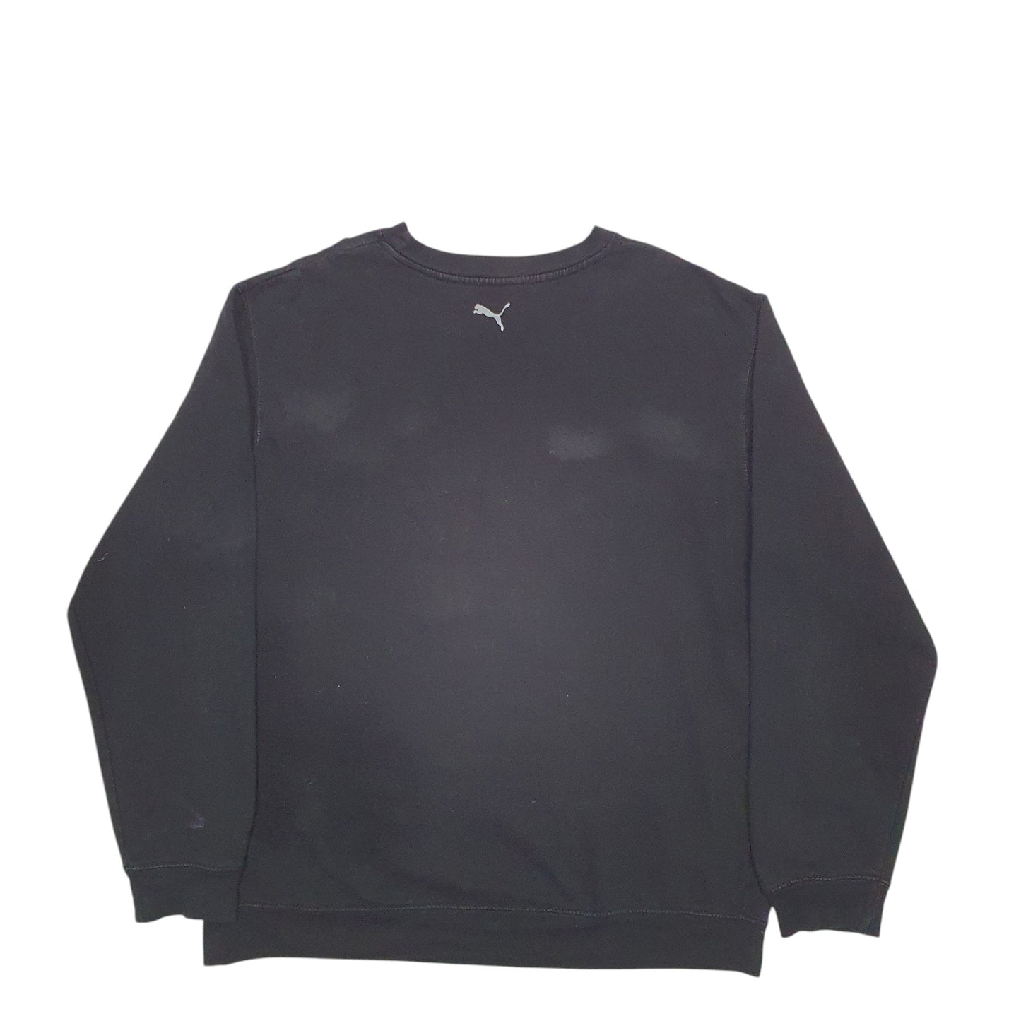 Mens Black Puma Cat Crewneck Jumper