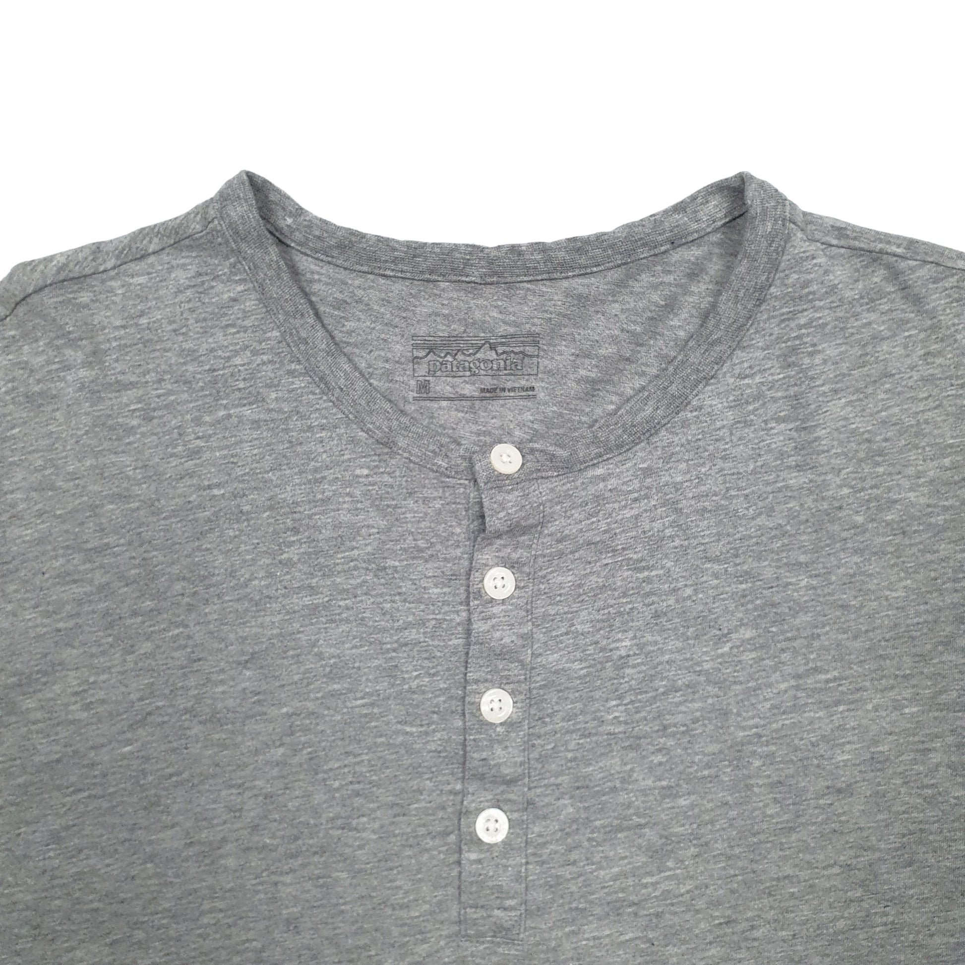 Mens Grey Patagonia  Long Sleeve T Shirt