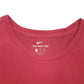 Mens Burgundy Nike Dri Fit Long Sleeve T Shirt