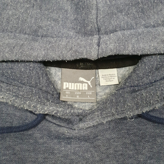 Mens Navy Puma  Hoodie Jumper