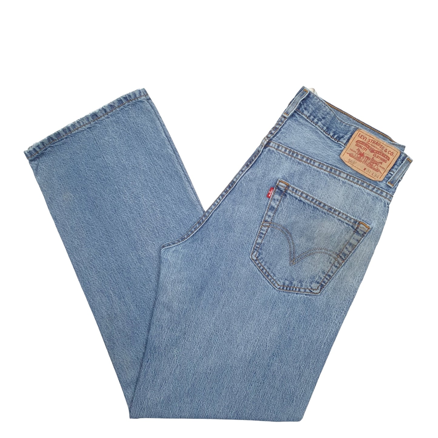 Mens Blue Levis  569 JeansW34 L32