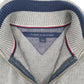 Mens Grey Tommy Hilfiger  Quarter Zip Jumper