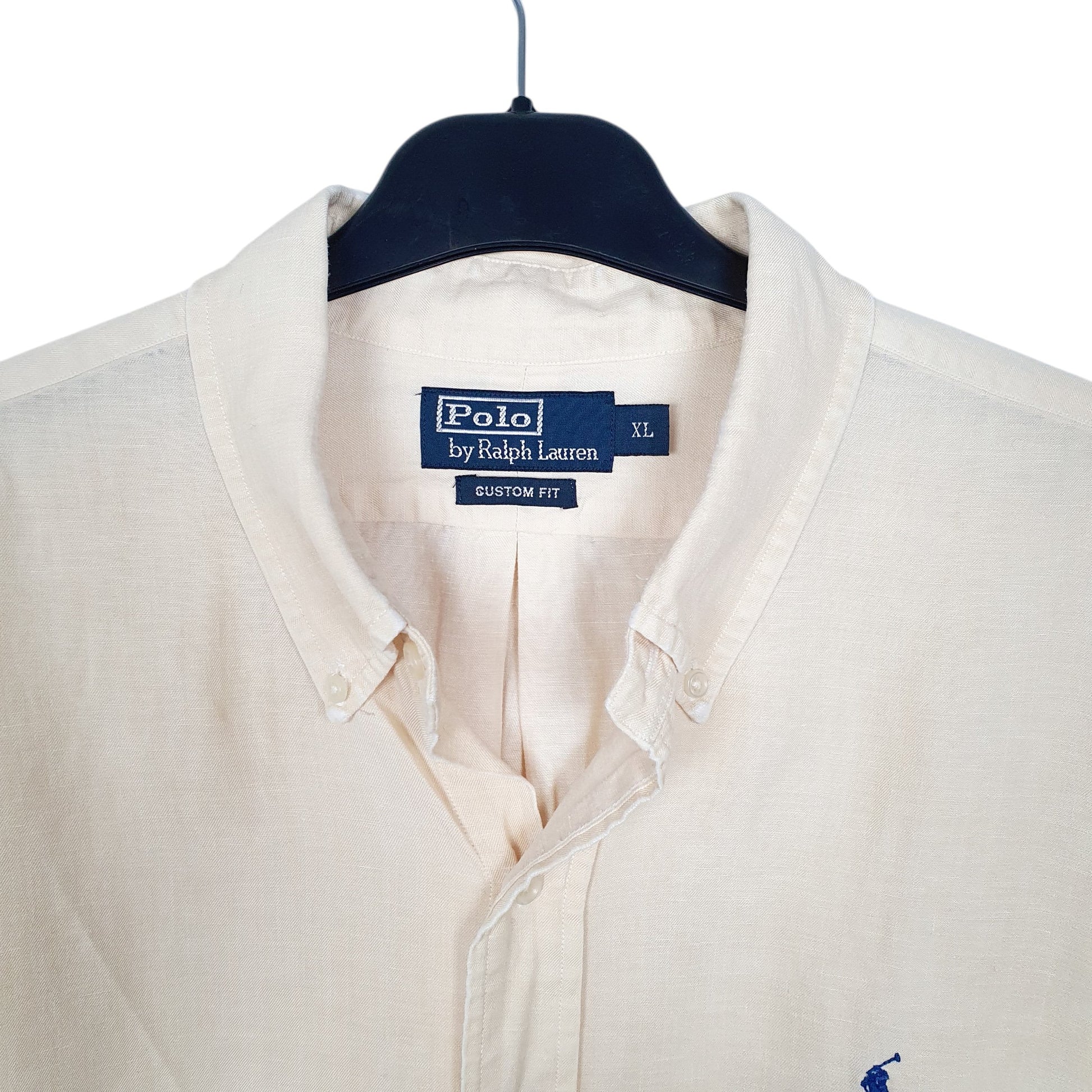 Mens Yellow Polo Ralph Lauren  Long Sleeve Shirt