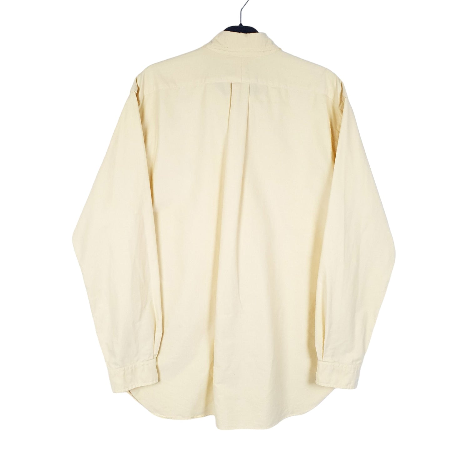 Mens Yellow Ralph Lauren Oxford Long Sleeve Shirt