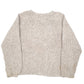 Womens Beige Unbranded Vintage Chunky Knit Crewneck Jumper