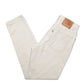 Womens Cream Levis Made In USA Vintage 1990s 550 JeansW28 L32