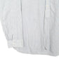 Mens White Polo Ralph Lauren RL Grandad Collar Long Sleeve Shirt