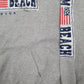Mens Grey Gildan Palm Beach Florida USA Hoodie Jumper