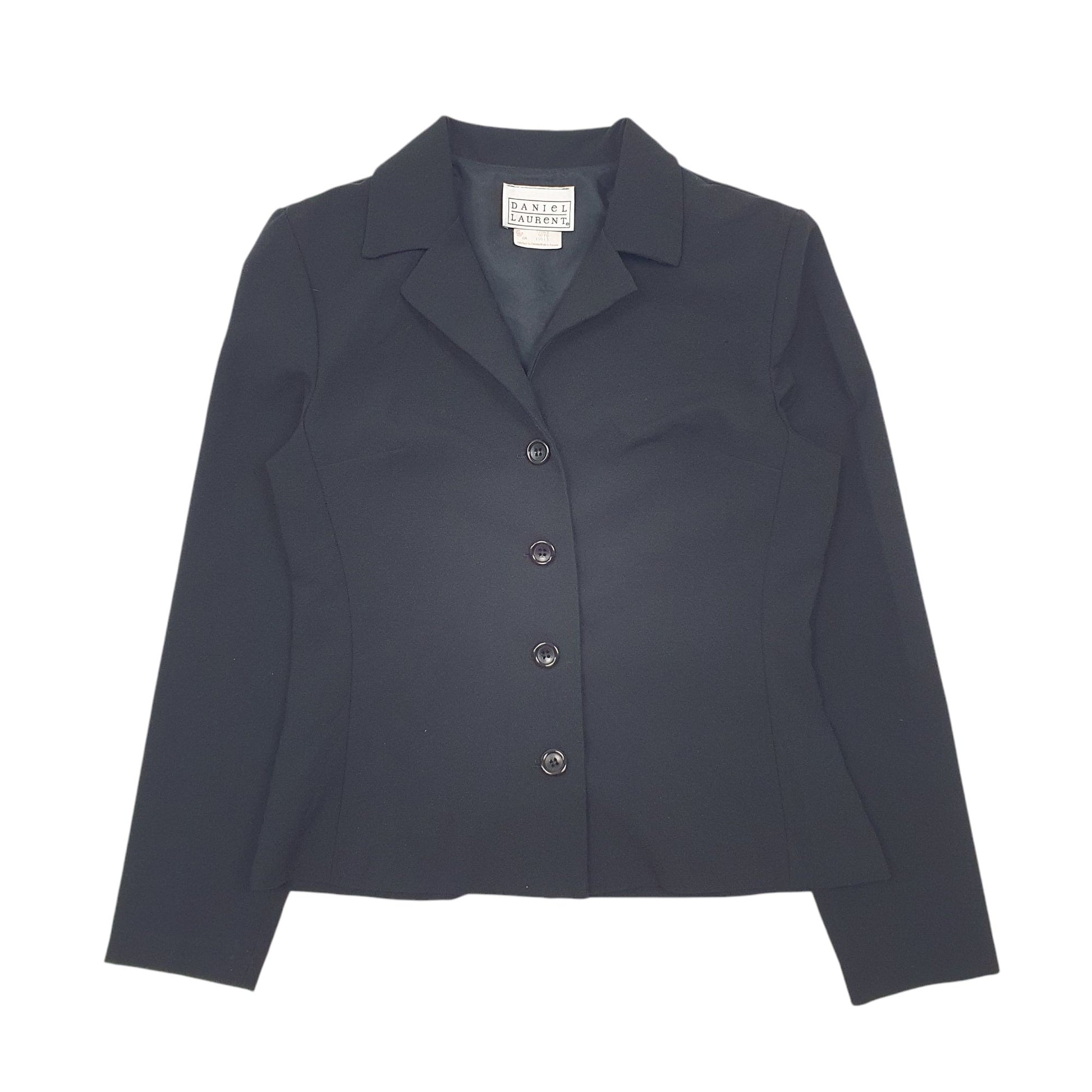 Womens Black Daniel Laurent Vintage  Coat